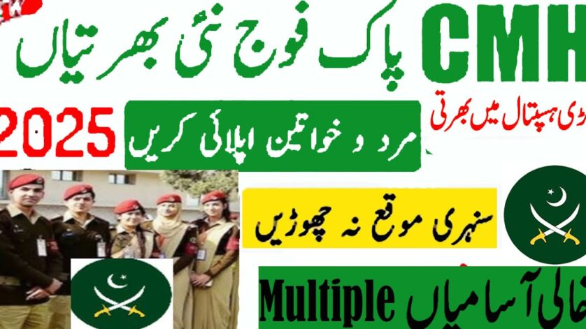 CMH Multan Jobs 2025 Last Date