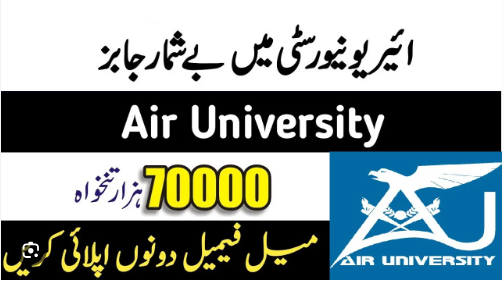 Fazaia Medical College Air University Islamabad Jobs 2025
