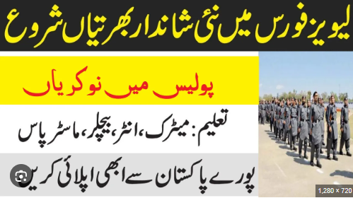 Levies Force Jobs 2025 www.etea.edu.pk