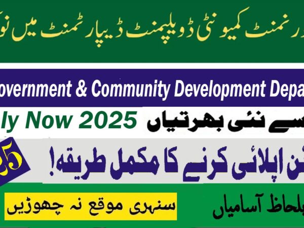 Local Government and Community Development Jobs 2025