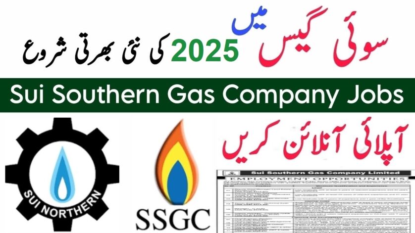 SSGC Jobs 2025 Online Apply Karachi www.ssgc.com.pk jobs