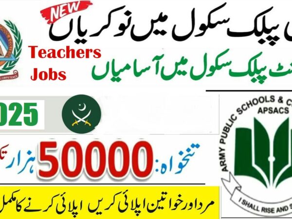 Army Public School Rawalpindi Jobs 2025