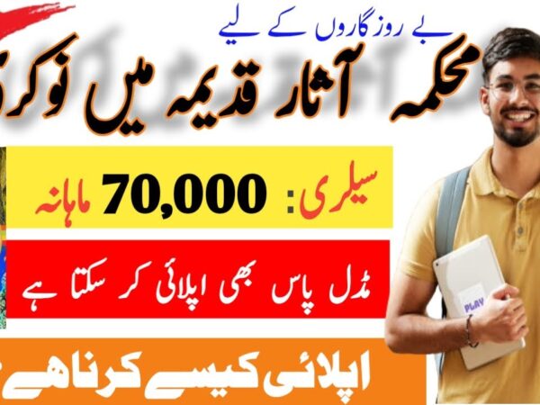 Department of Tourism Archaeology and Museum Jobs 2025