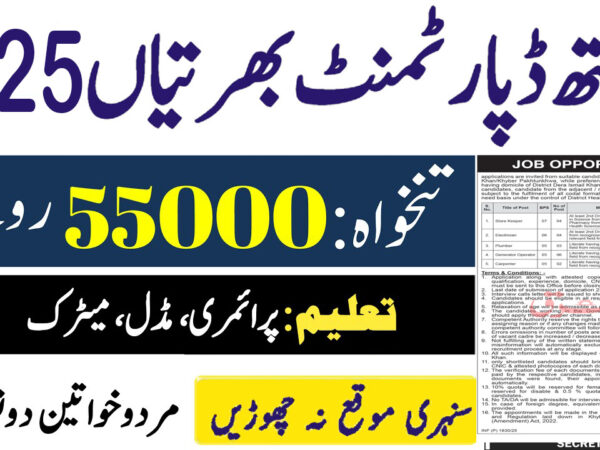 District Health Office Charsadda Jobs 2025