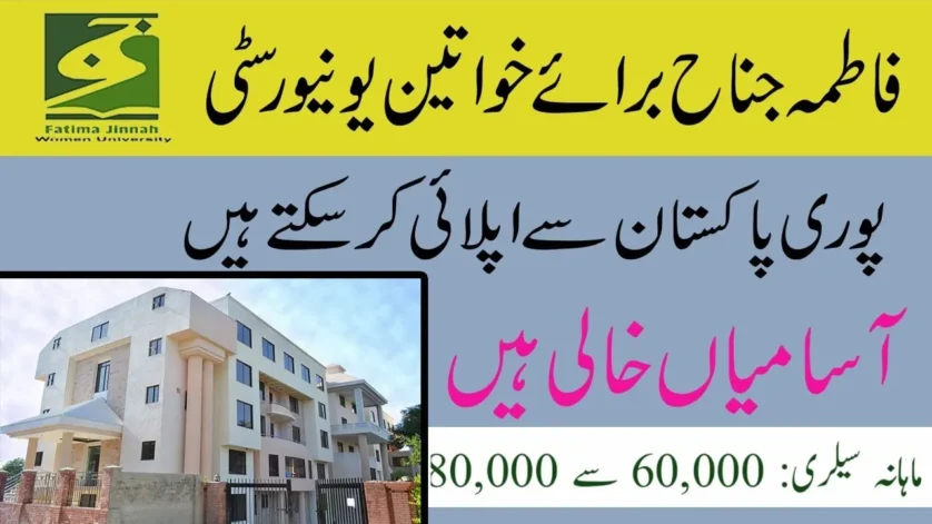 FJWU Visiting Faculty Jobs 2025