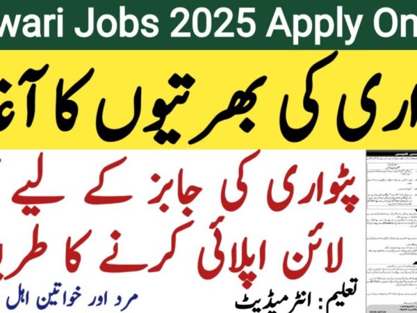Gilgit Baltistan Board of Revenue Patwari Jobs 2025