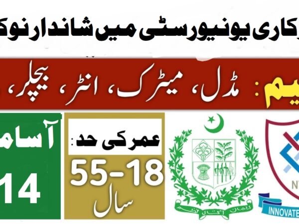 National Textile University NTU Faisalabad Jobs 2025