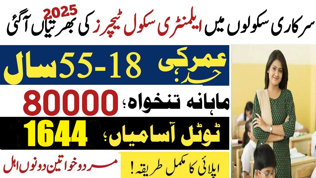 Secondary School Teacher Jobs 2025 Romote Jobs Pakistan