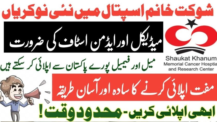 Shaukat Khanum Hospital Jobs 2025