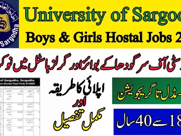 University of Sargodha UOS Jobs 2025
