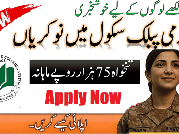 Army Public School FWO Jobs 2025