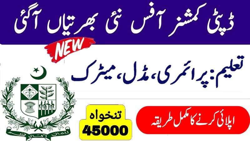 Deputy Commissioner DC Office Loralai Jobs